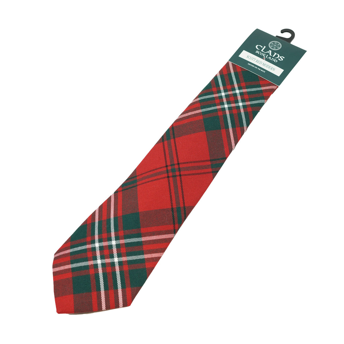 Traditional Scottish Clan Tartan Tie – Traditional Plaid Necktie - SCOTT RED