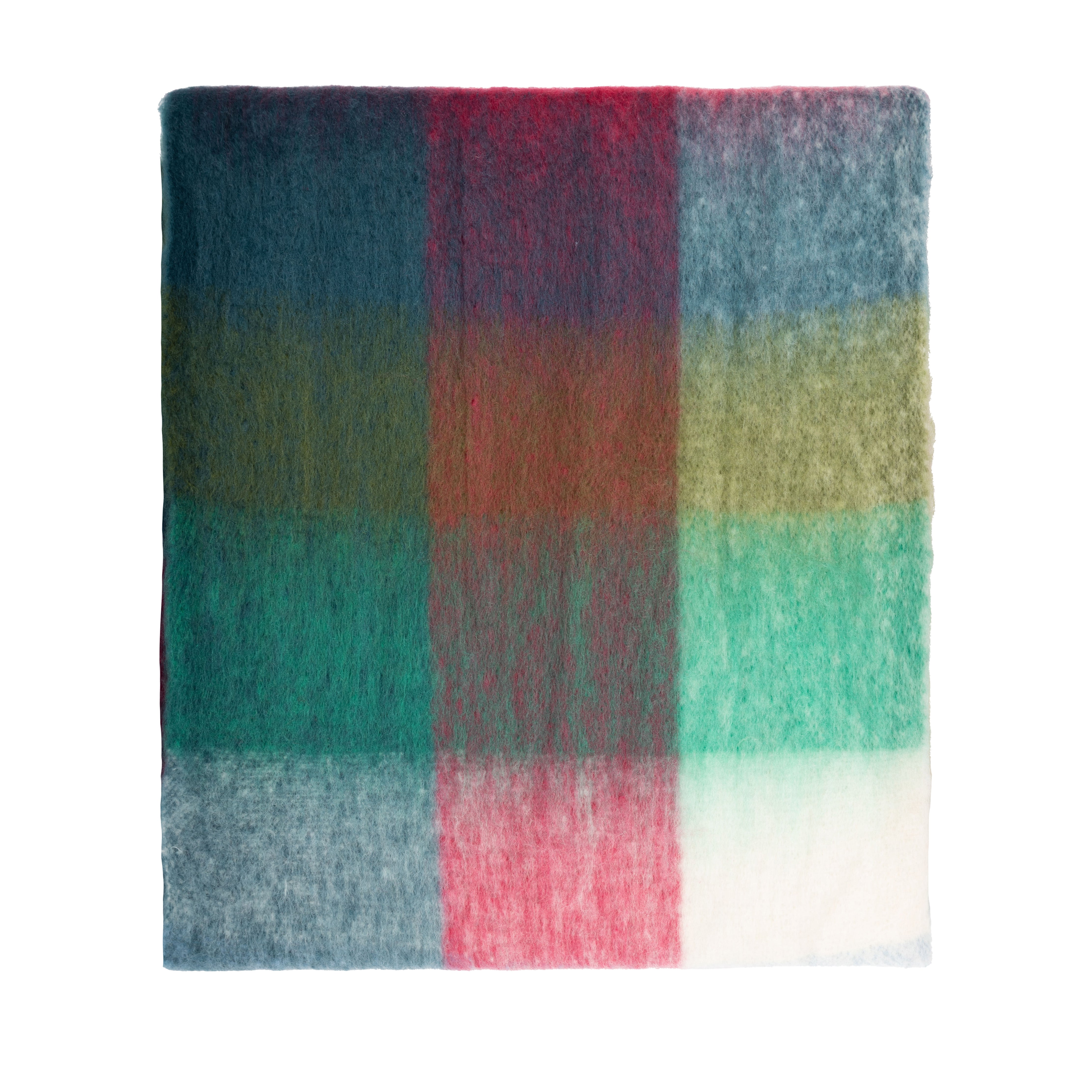 Blanket Scarf Burgandy Check