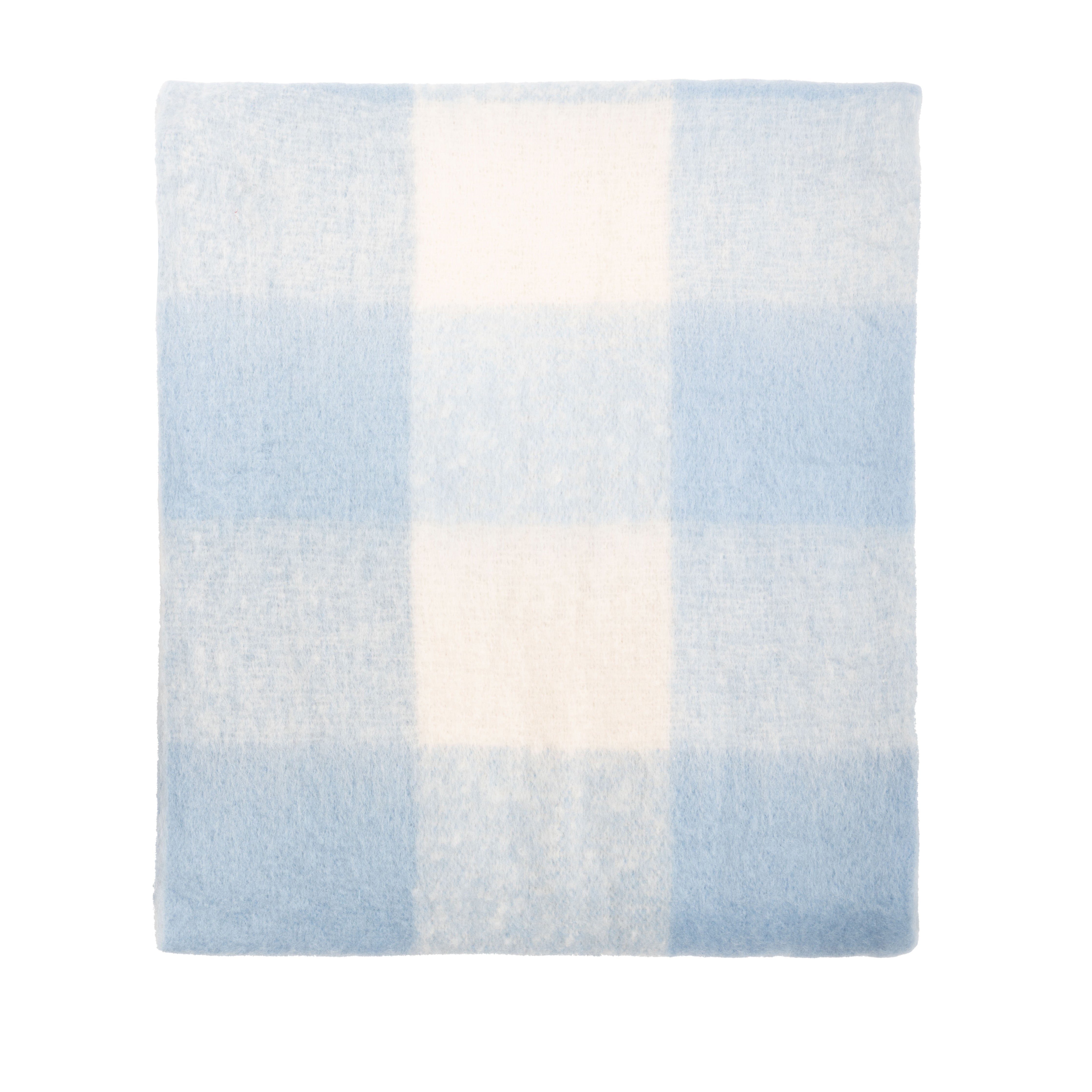 Blanket Scarf Dark Blue Check