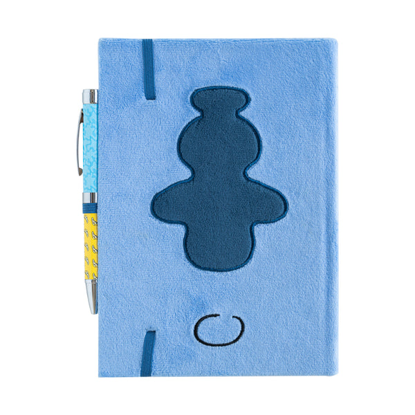 Stitch Tropical Plush Cover Notebook/Pen