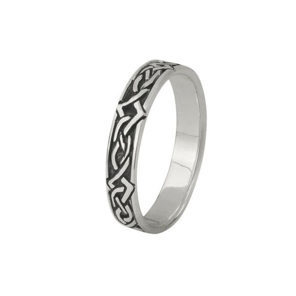 Celtic Ring Silver Plated