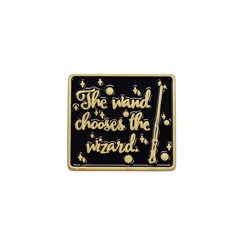 Pin Badge Enamel - Wand Chooses Wizard