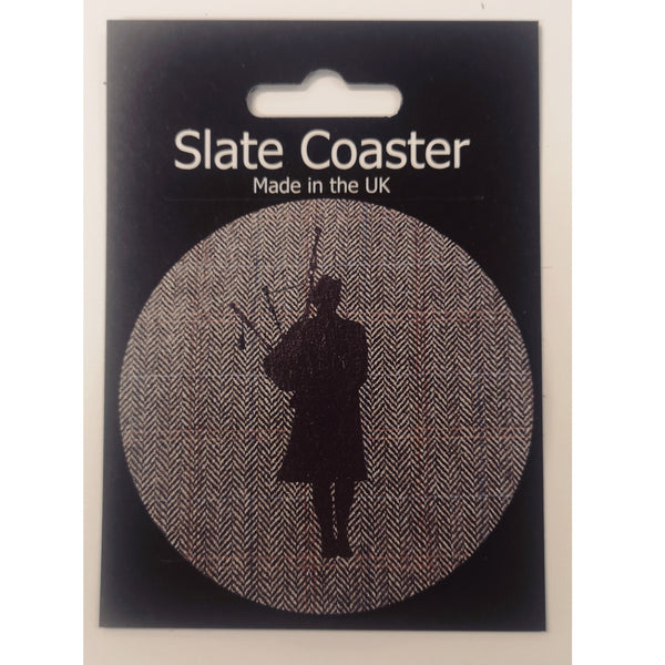 (D) Slate Bagpipe Coaster