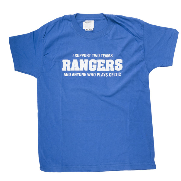 Support 2 Teams Rangers Tshirt
