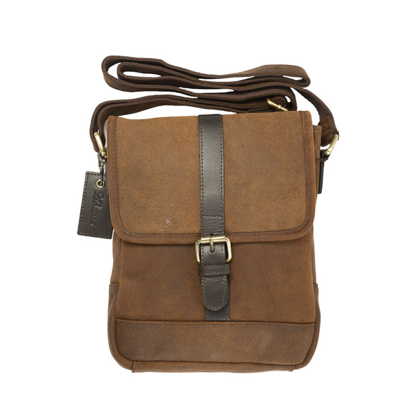 Toby Leather Cross Body Bag Brown