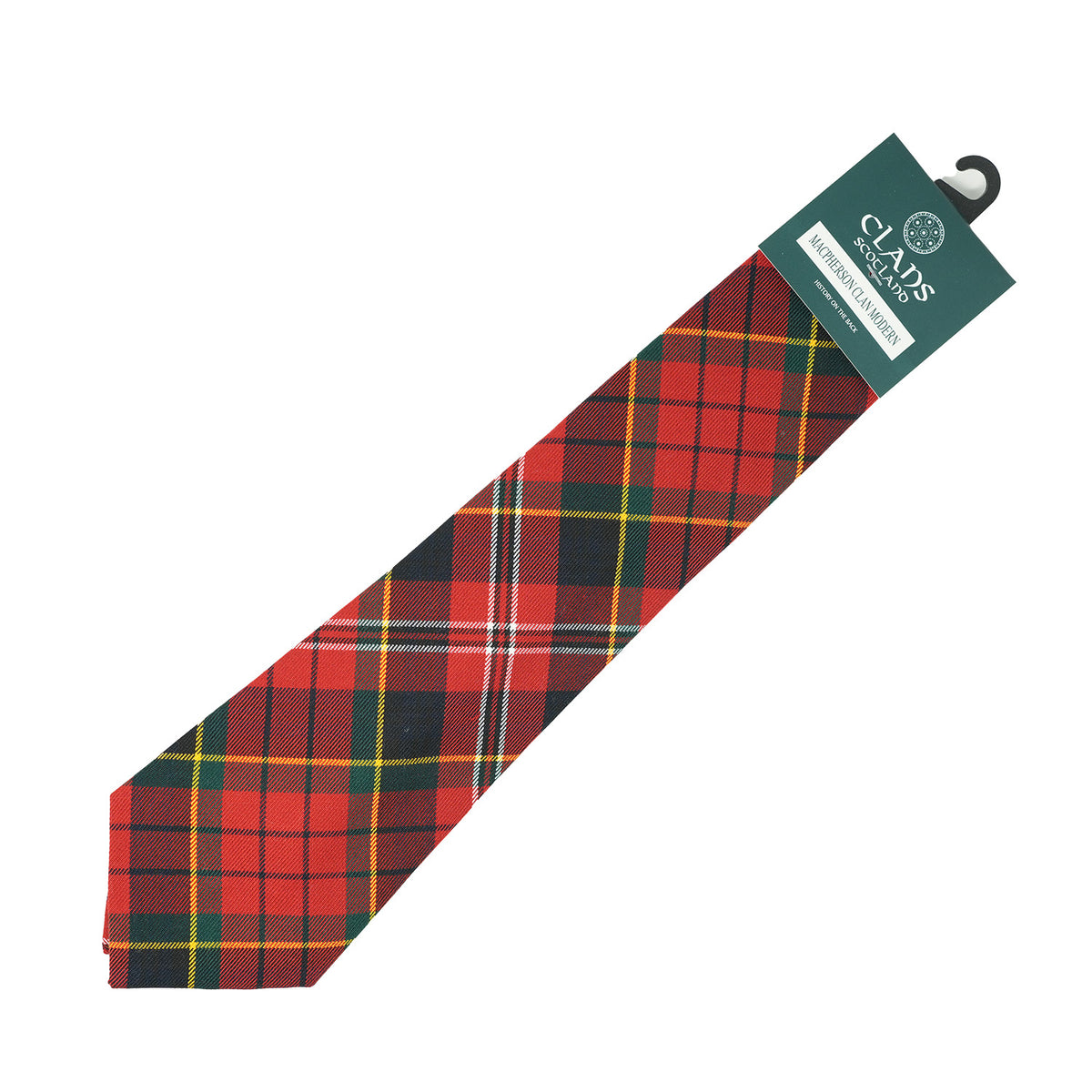 Traditional Scottish Clan Tartan Tie – Traditional Plaid Necktie - MACPHERSON CLAN
