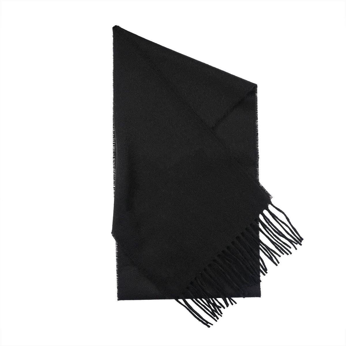 Tartan Weaving Mill 100% Pure Cashmere Scarf – Made in Scotland - Black