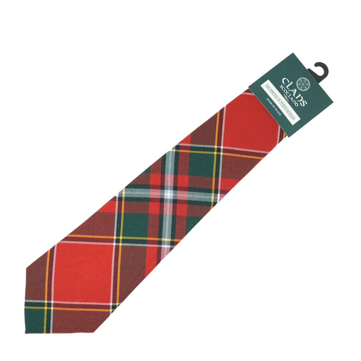 Traditional Scottish Clan Tartan Tie – Traditional Plaid Necktie - DRUMMOND OF PERTH