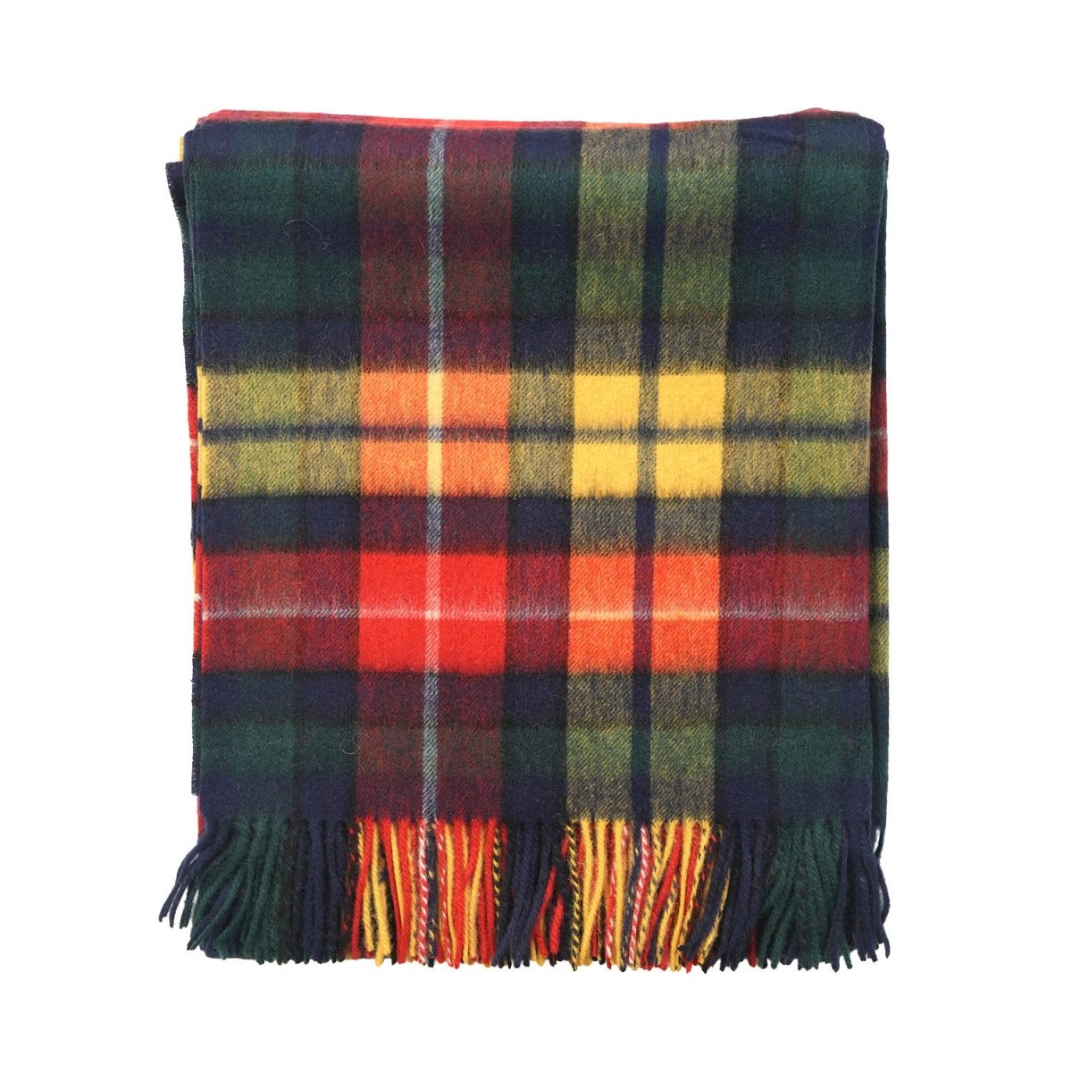 100% Pure Lambswool Blanket Throw – Luxury Soft Warm Wool Blanket - Home Décor - BUCHANAN MODERN