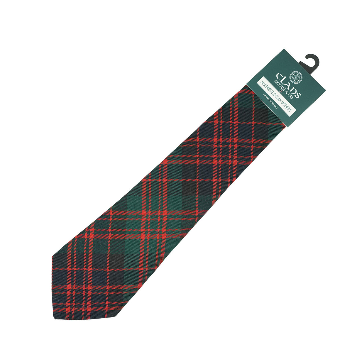Traditional Scottish Clan Tartan Tie – Traditional Plaid Necktie - MACDONALD CLAN