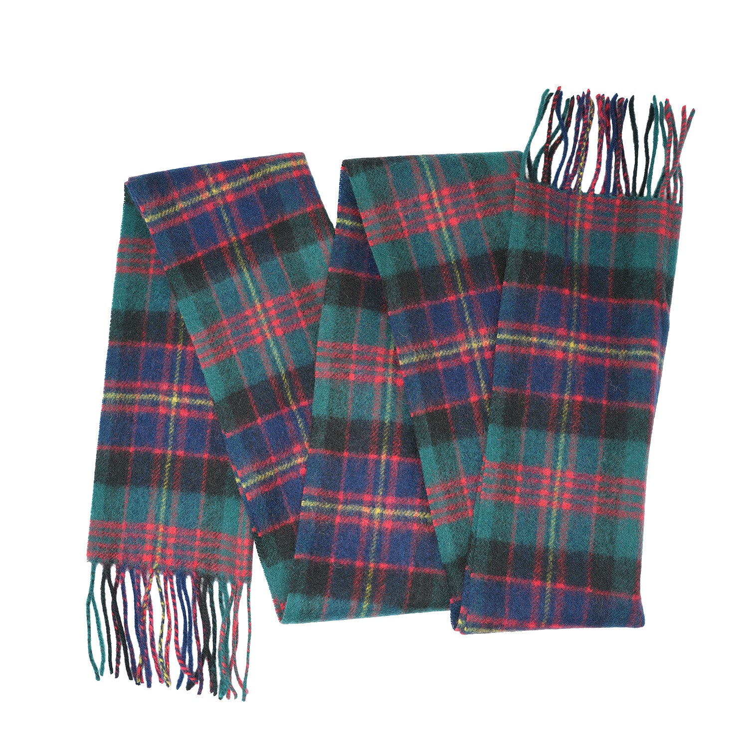 Tartan of Scotland 100% Pure New Wool Clan Scarf - Cameron of Erracht