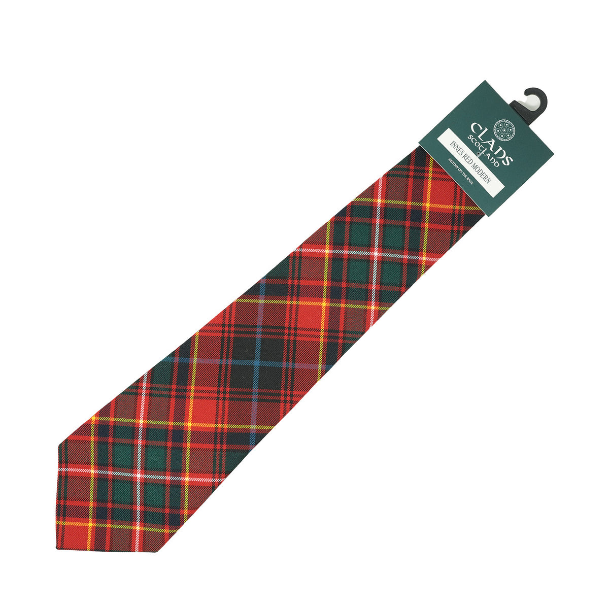 Traditional Scottish Clan Tartan Tie – Traditional Plaid Necktie - INNES RED