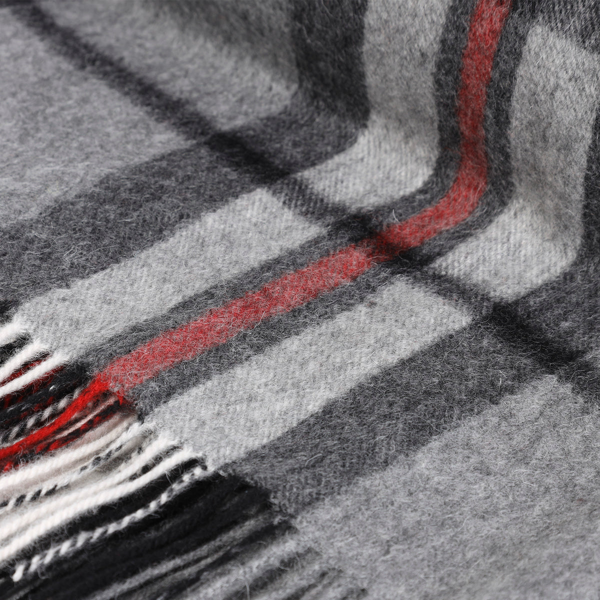 100% Pure Lambswool Blanket Throw – Luxury Soft Warm Wool Blanket - Home Décor - THOMSON GREY