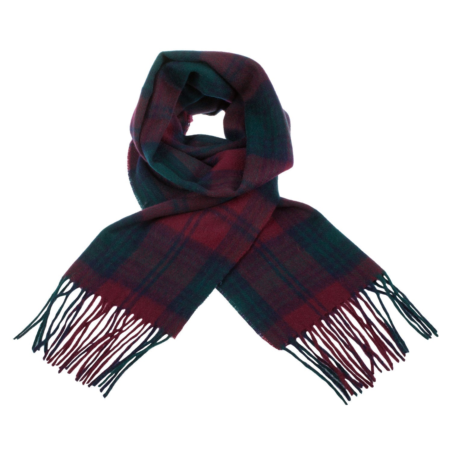 Edinburgh 100% Lambswool Scarf – Premium Soft Wool Wrap - LINDSAY