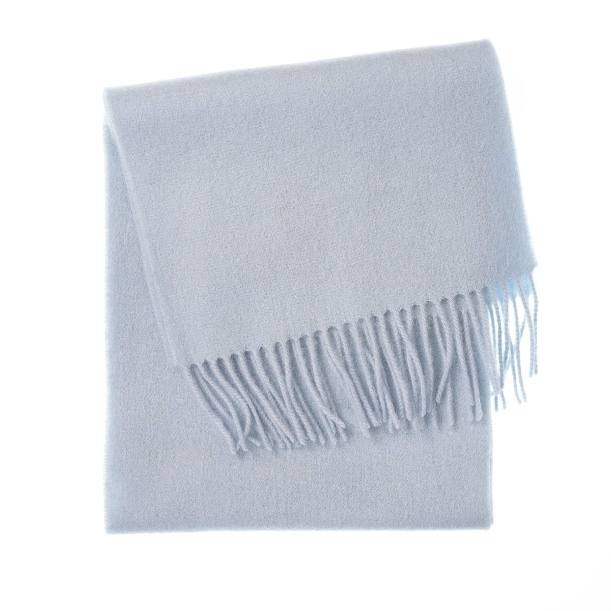 Edinburgh 100% Lambswool Scarf – Premium Soft Wool Wrap - BABY BLUE