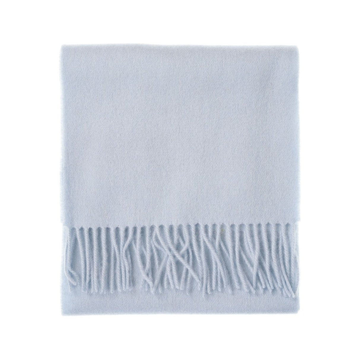 Edinburgh 100% Lambswool Scarf – Premium Soft Wool Wrap - BABY BLUE