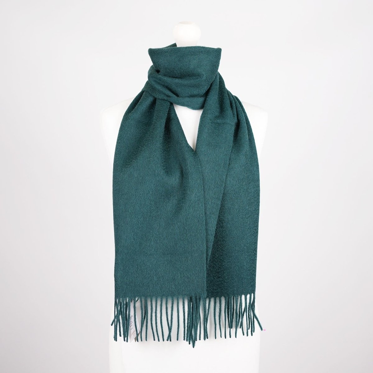 Edinburgh 100% Lambswool Scarf – Premium Soft Wool Wrap - Rainforest