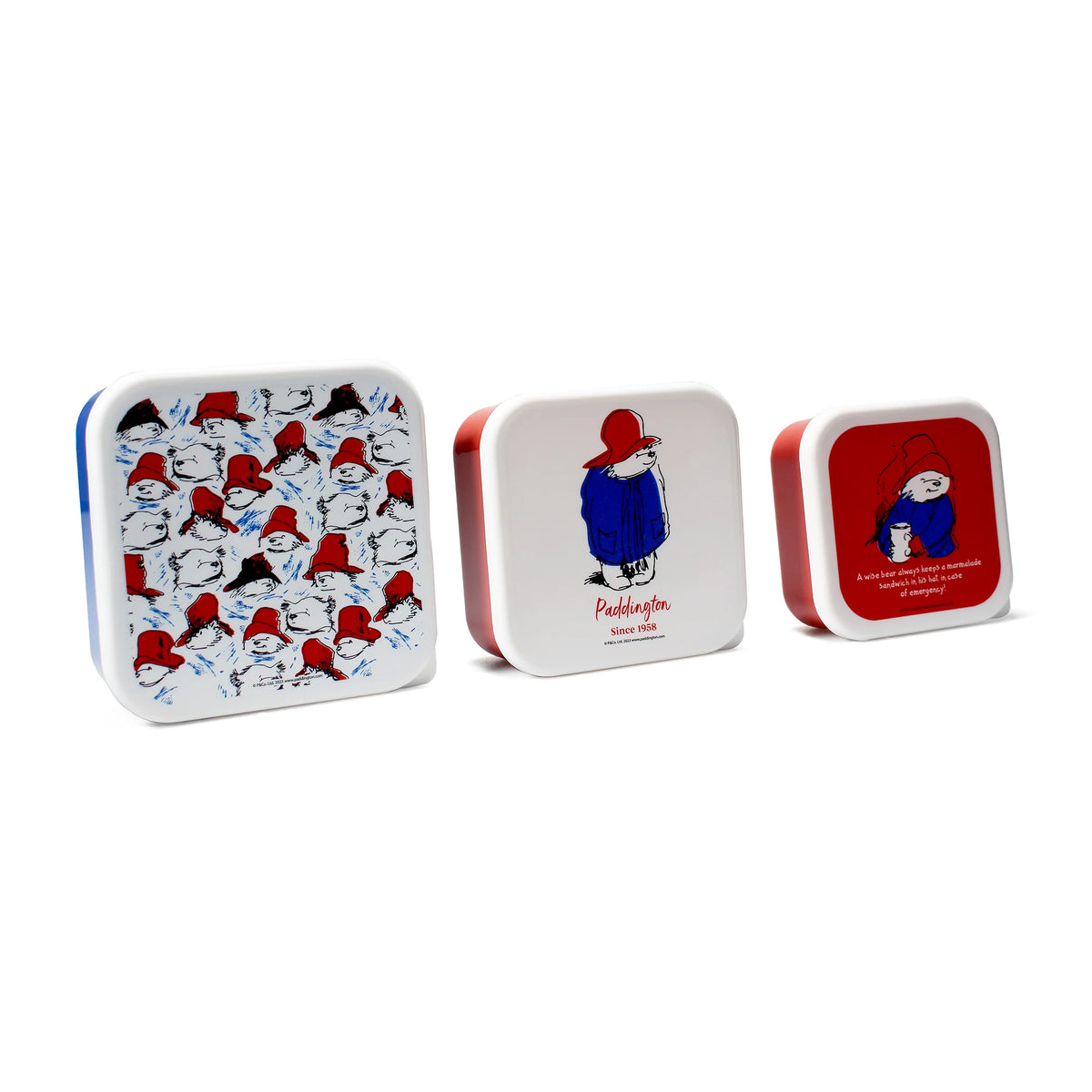 Paddington Bear Nesting Snack Boxes – Set of 3