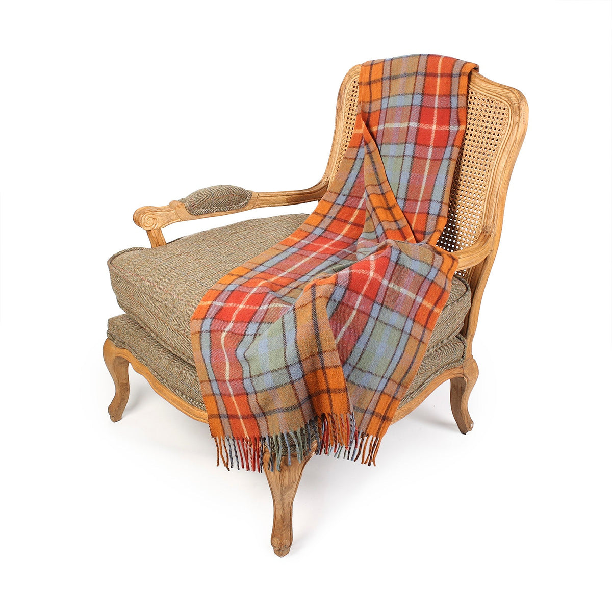 Highland Comfort – Recycled Wool Scottish Tartan Knee Blanket - BUCHANAN ANTIQUE