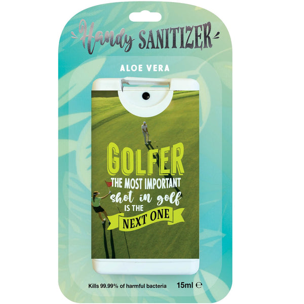 Handy Sanitizer Golfer - The Most Important Shot In Golf