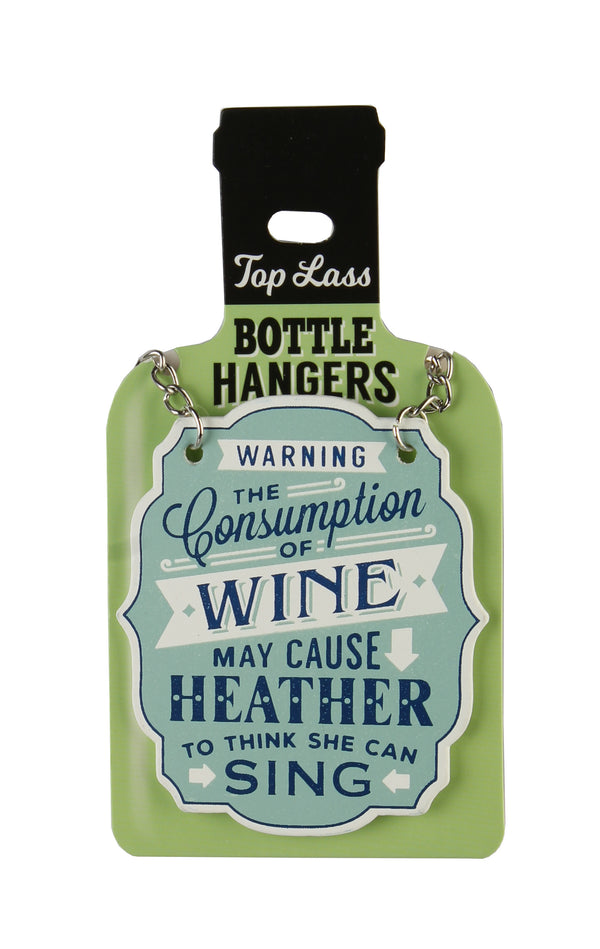 Top Lass Bottle Hangers Heather