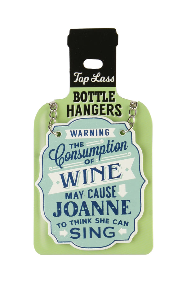 Top Lass Bottle Hangers Joanne