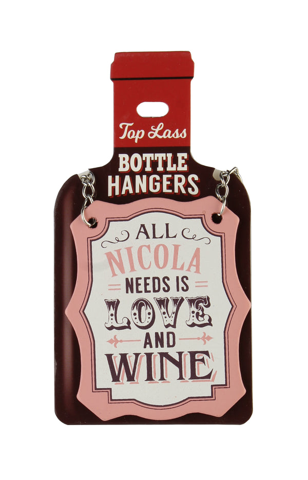 Top Lass Bottle Hangers Nicola