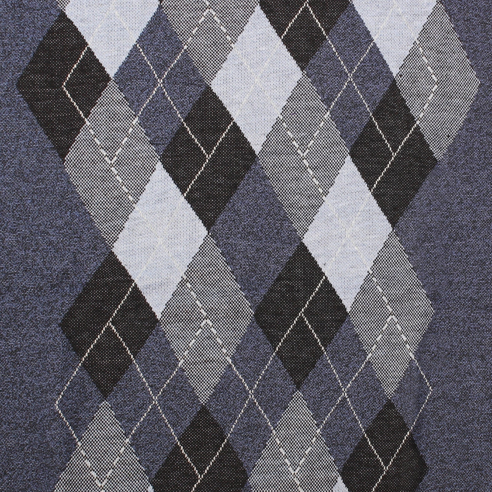 Argyle Ballantrae Jumper Crew Neck Navy Melange