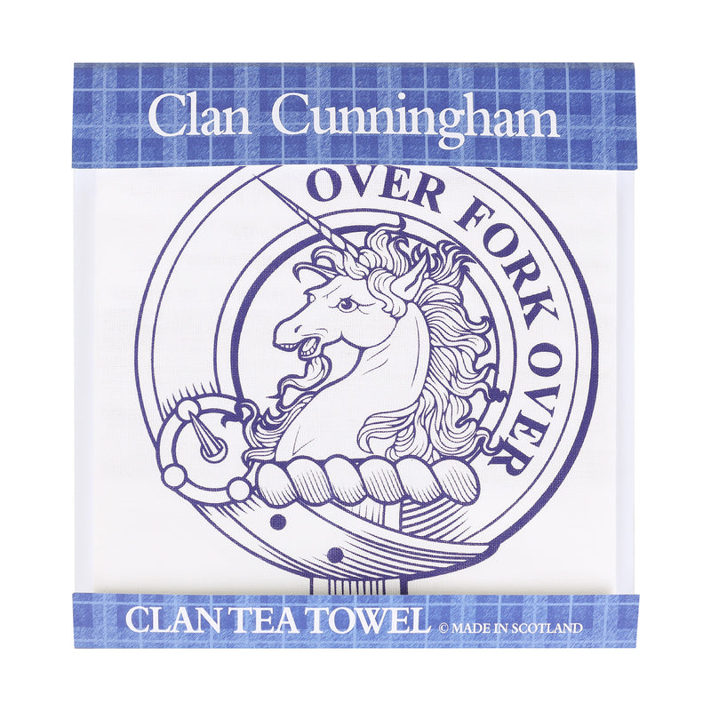 Clan Tea Towel Cunningham