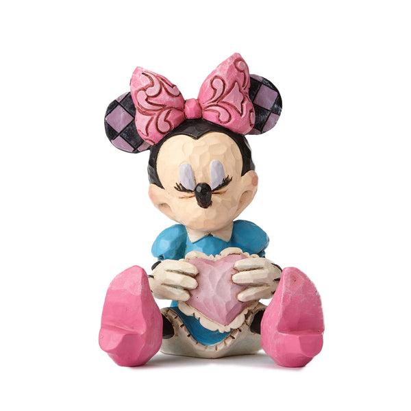 Minnie Mouse With Heart Mini Figurine