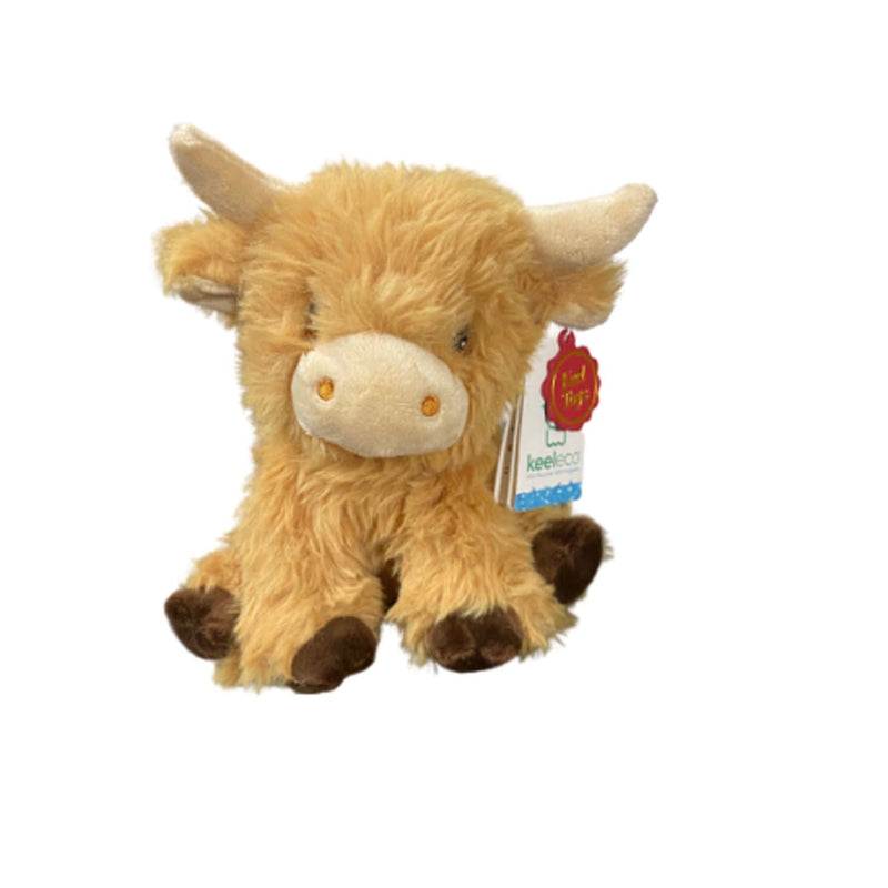 Keelco Shaggy Highland Cow Plush Soft Toy