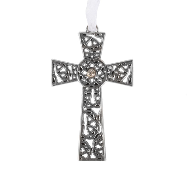 Celtic Cross Hanger With May You Be Poor Card