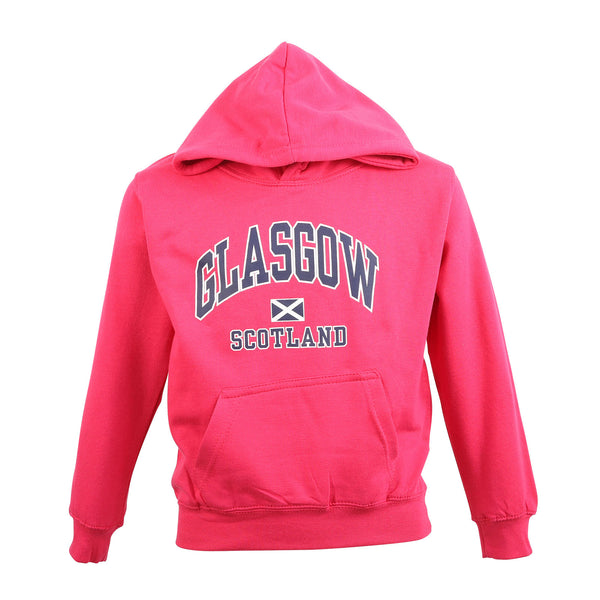 Kids Glasgow Harvard Hood Hot Pink