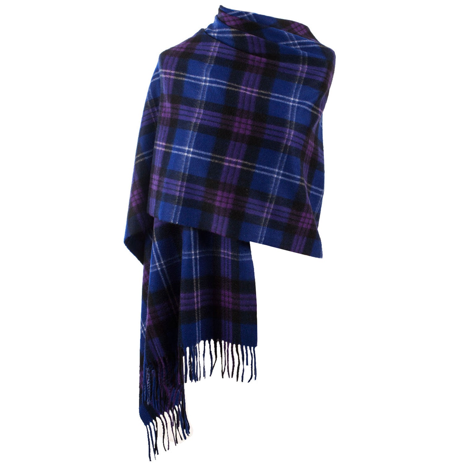 Cashmere Tartan Multicolour Stole Heritage Of Scotland
