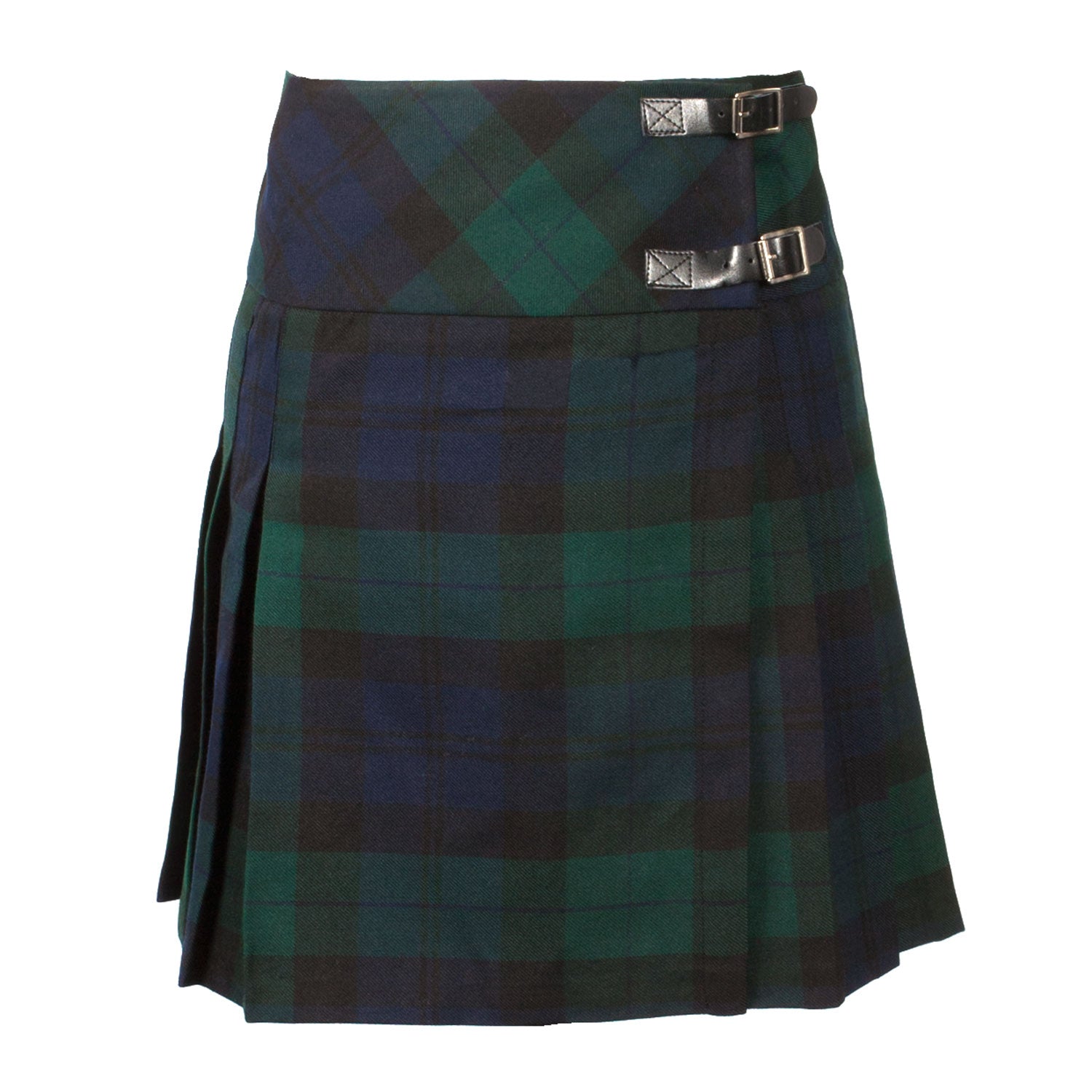 Ladies Deluxe Billie Kilted Skirt Black Watch