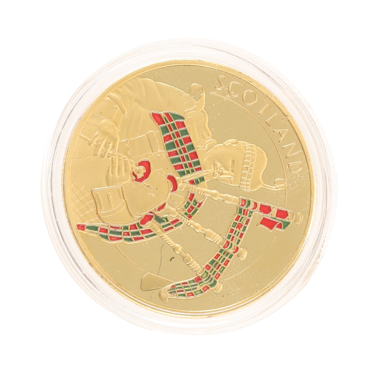Scotland Souvenir Coin Scotland The Piper
