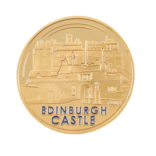 Coin Magnet Edinburgh Castle Entrance 2014