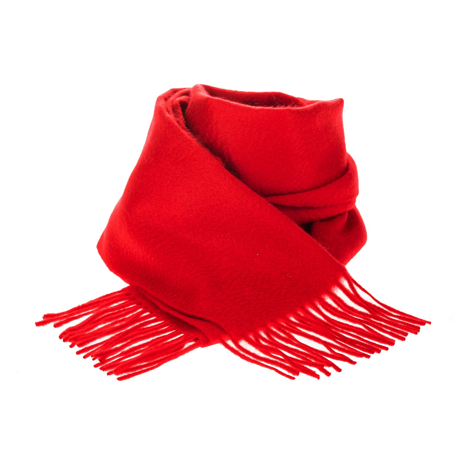 Edinburgh Cashmere Scarf Red Rouge
