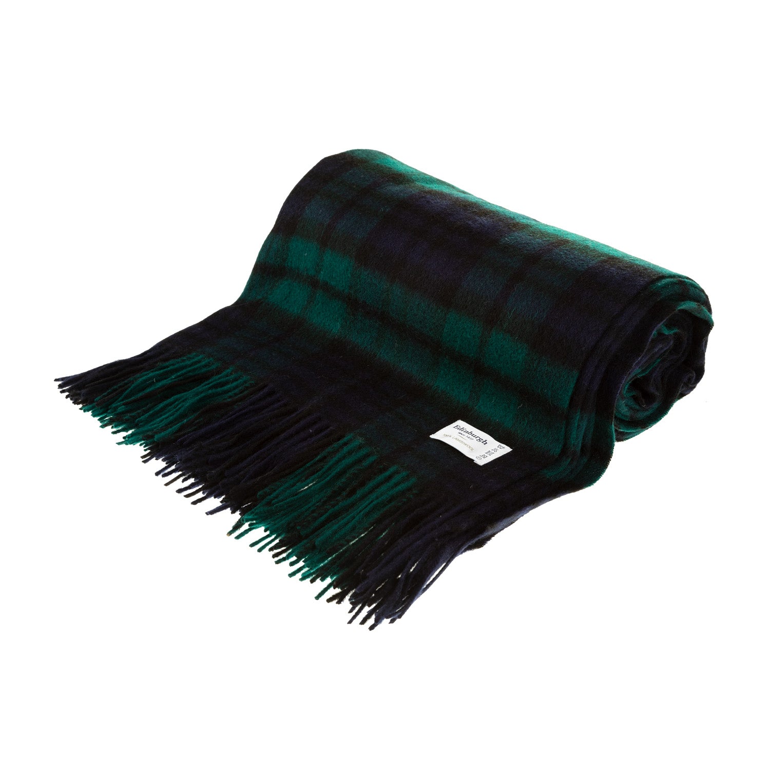 100% Lambswool Blanket Black Watch