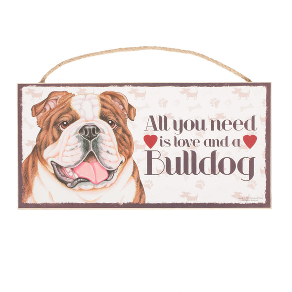 Pet Plaque English Bulldog Brindle
