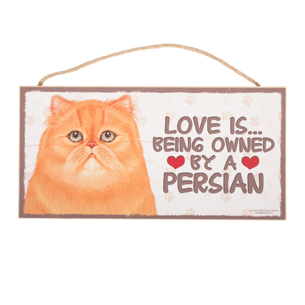Pet Plaque Persian Ginger