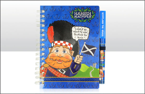 Hamish Macpiper Notepad & Pen