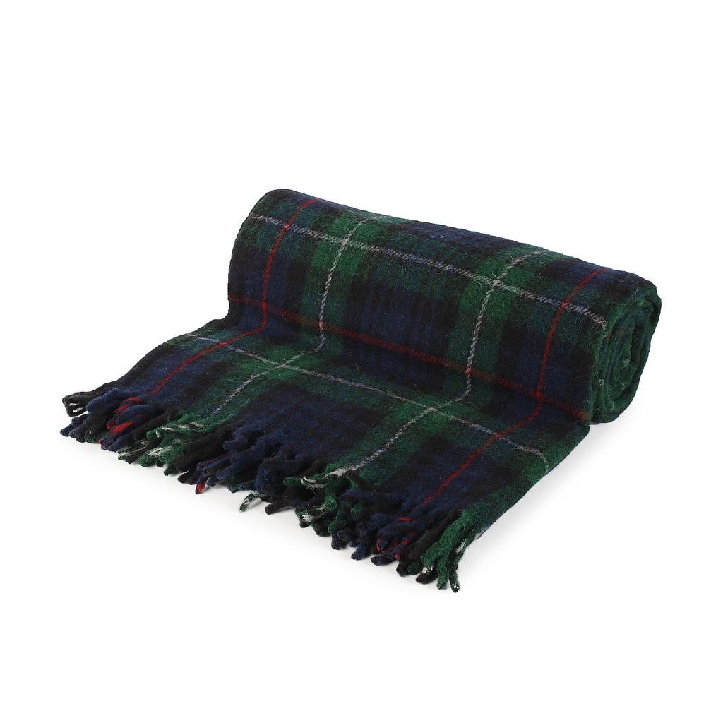 Recycled Wool Tartan Blanket Throw Mackenzie Tartan Weaving Mill