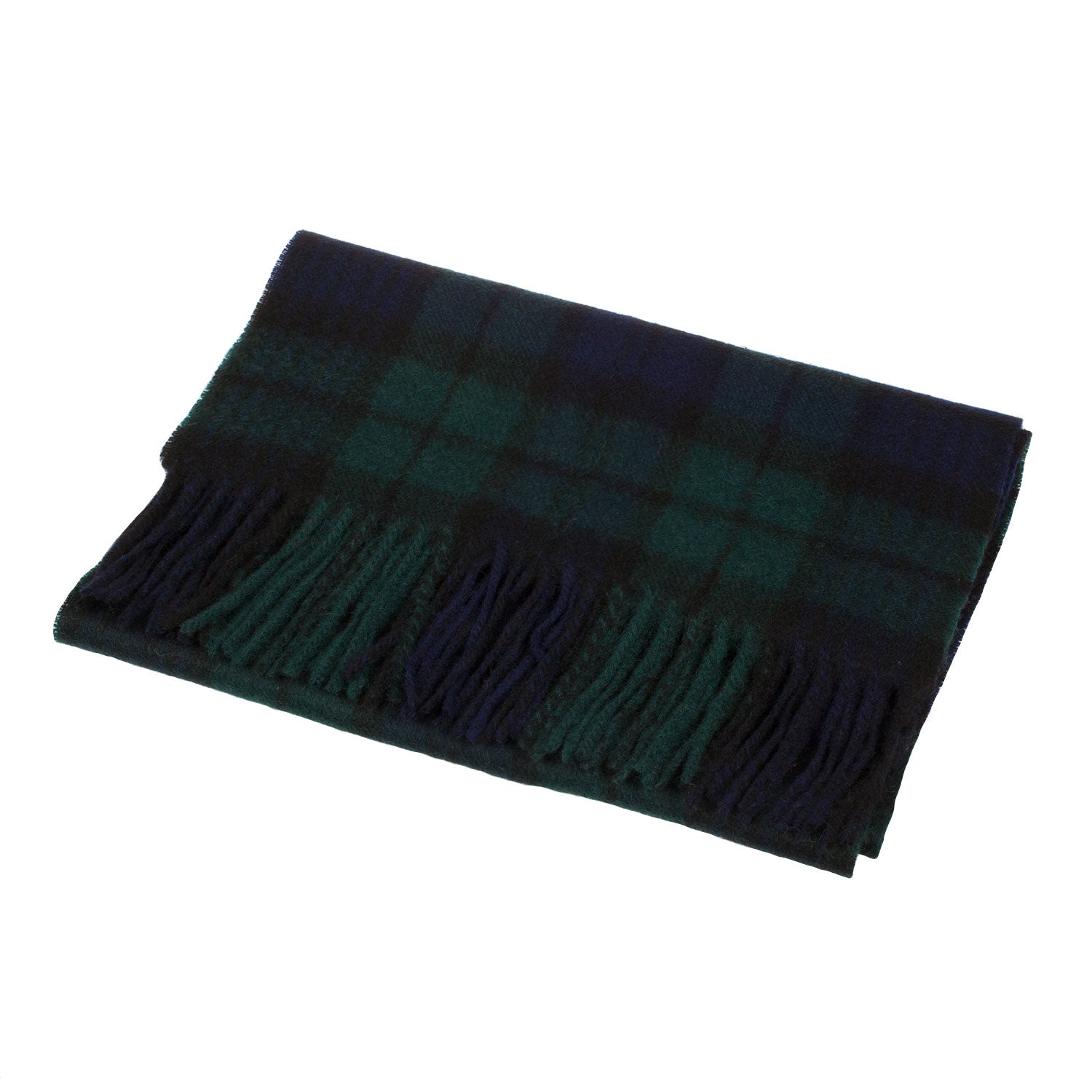 Lambswool Scottish Tartan Clan Scarf Black Watch