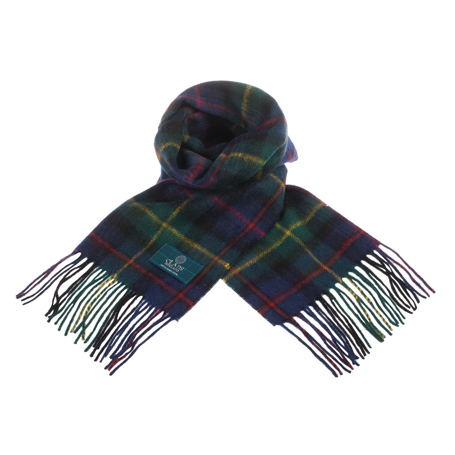 Lambswool Scottish Tartan Clan Scarf Farquharson