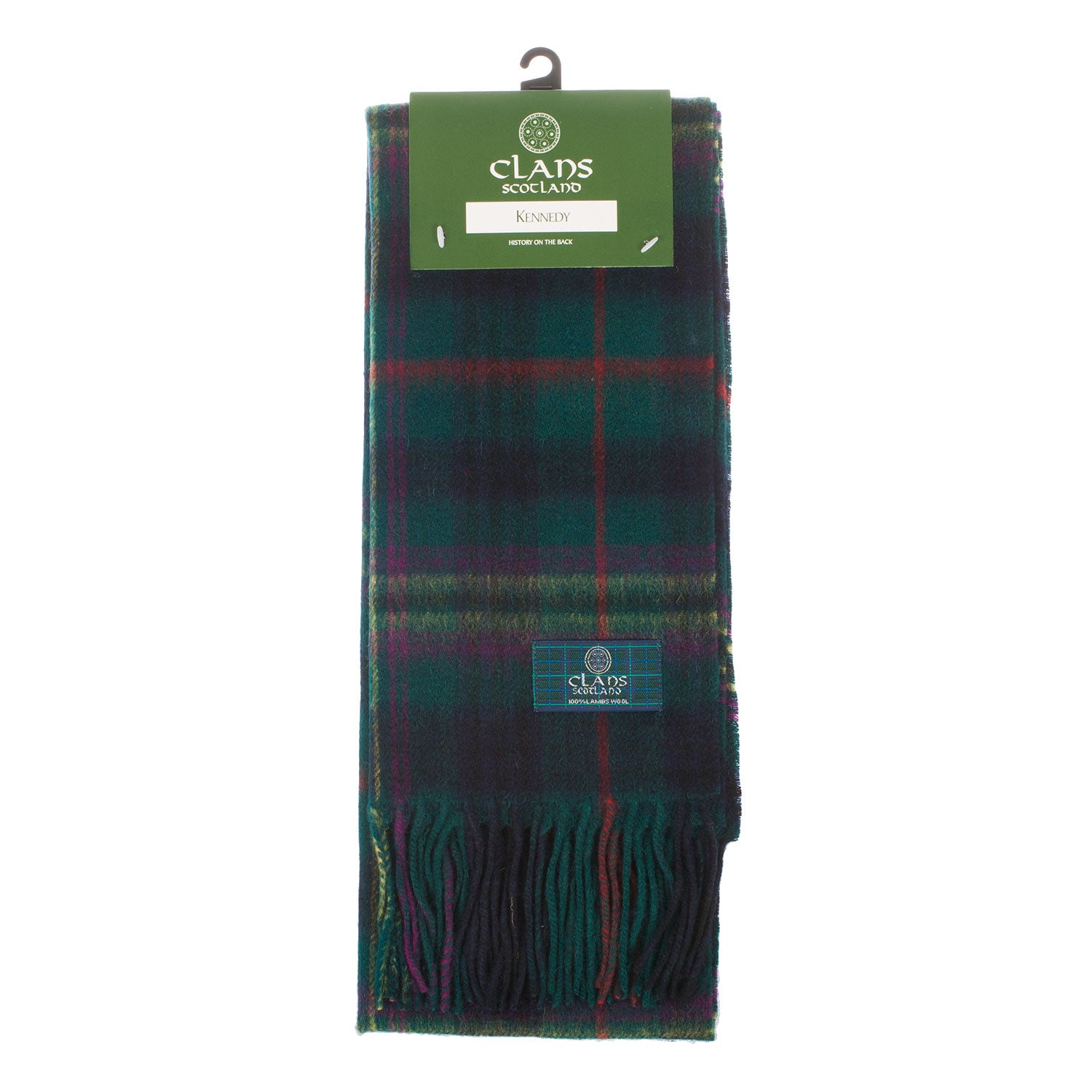 Lambswool Scottish Tartan Clan Scarf Kennedy