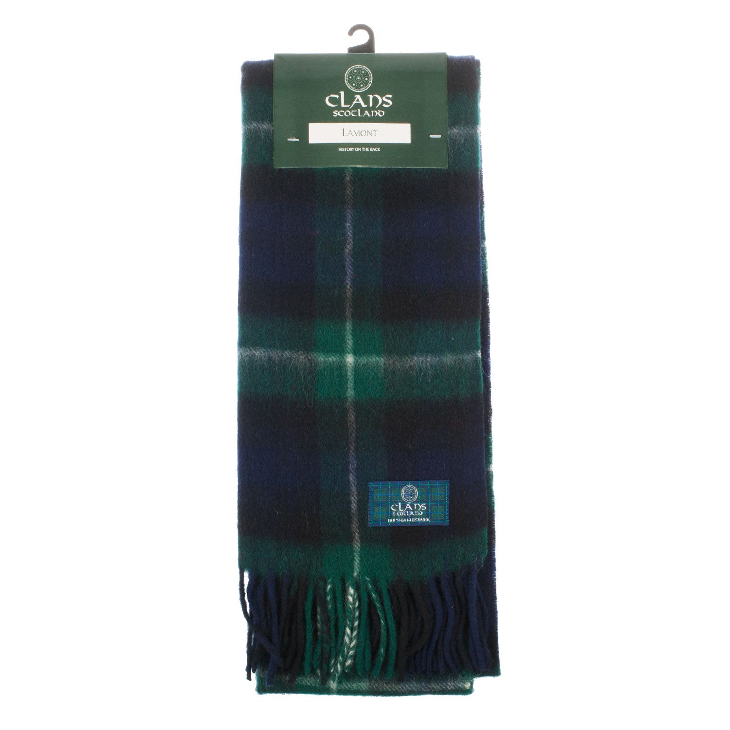 Lambswool Scottish Tartan Clan Scarf Lamont