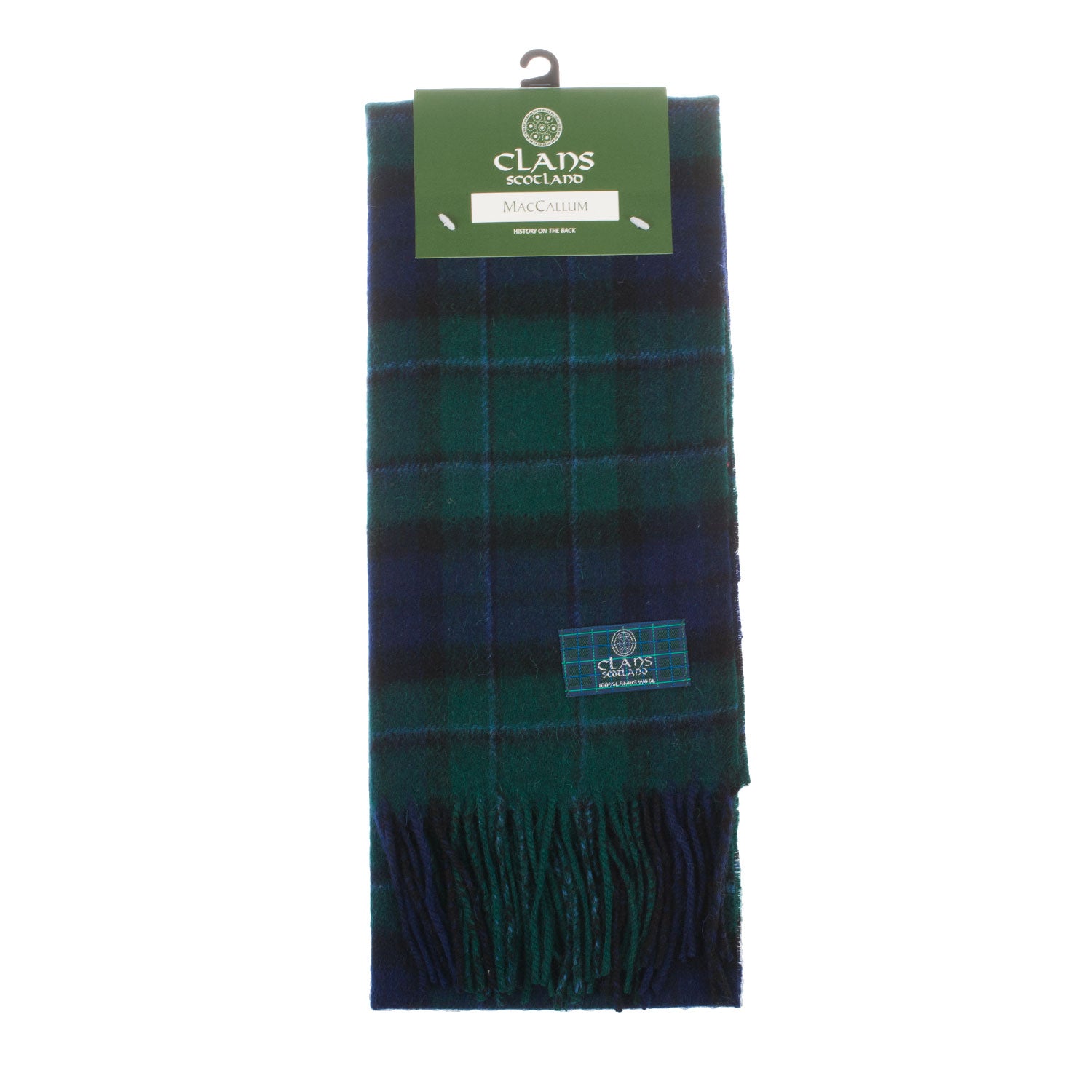 Lambswool Scottish Tartan Clan Scarf Maccallum