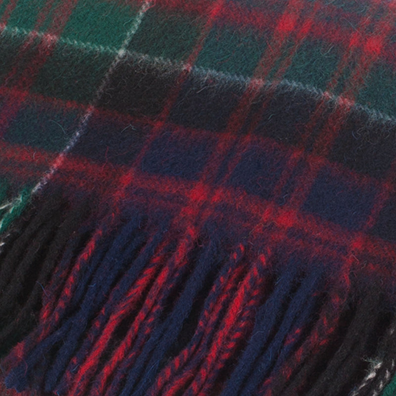 Lambswool Scottish Tartan Clan Scarf Macdonald Of Clanranald