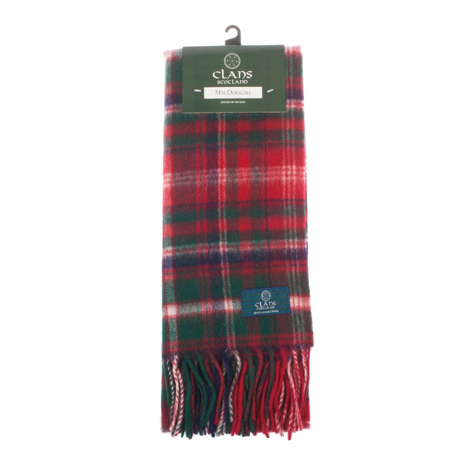 Lambswool Scottish Tartan Clan Scarf Macdougall